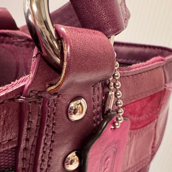 Coach Circle Patchwork East West Tote - Picture 4 of 14